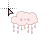 Kawaii Cloud Set! Cursors preview