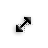 Black Diagonal Resize 1 cursor