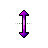Vertical resize cursor