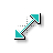 Hatsune Miku - Diagonal Resize 2 cursor