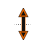 Vertical resize cursor