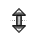 Vertical resize cursor