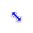 BLEU Diagonal Resize 1 cursor