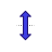 Vertical resize cursor