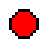 Unavilable pixelated red cursor