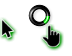 Windows 7 Black Aero Cursors preview