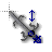 Vertical resize cursor