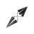 Diagonal resize 1 cursor