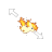 Repidash Pokémon animated diag resize left cursor