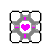 Companion Cube cursor