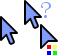 Windows 10 Blue Cursors cursor preview