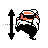 Vertical resize cursor