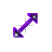 Diagonal resize 1 cursor