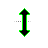 Vertical resize cursor