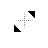 Black Diagonal Resize 2 cursor