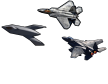Jet fighters Cursors preview