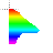 simple rainboow cursor