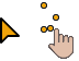 Metro X3 Bold Amber Cursors cursor preview