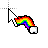 rainbow.... cursor