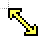 Diagonal resize 2 cursor