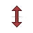Vertical resize cursor