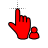 Rainbow-Person cursor
