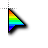3D Rockin' Rainbow cursor