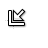 sw-resize cursor