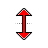 Vertical resize cursor