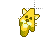 Lefty Yellow Cat cursor