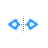 Horizontal resize cursor