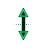 Vertical resize cursor