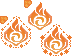 3D Orange Cursors preview