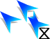 Blue Phlame Arrow Cursors cursor preview