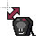 Remote BFDI Cursor Diagonal Resize 2 cursor