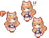 Cinnamon Nekopara Cursors preview