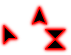 Binary Enchanced - Red Shadow Cursors cursor preview