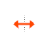 Horizontal resize cursor