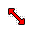 Diagonal resize 1 Aero red cursor