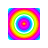 Rainbow Outward cursor