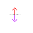 Vertical resize cursor