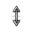 V RESIZE cursor