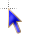 Gold and blue cursor