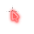 Neon red cursor cursor