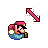 Super Mario Diagonal Resize 1 cursor