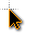 orange and black cursor cursor
