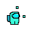 Cyan diagonal 1 cursor