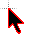 rainbow outline black cursor