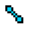 Diagonal 1 resize pixelated Blue cursor