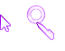 Windows 7 Bitonal Purple-white Cursors preview